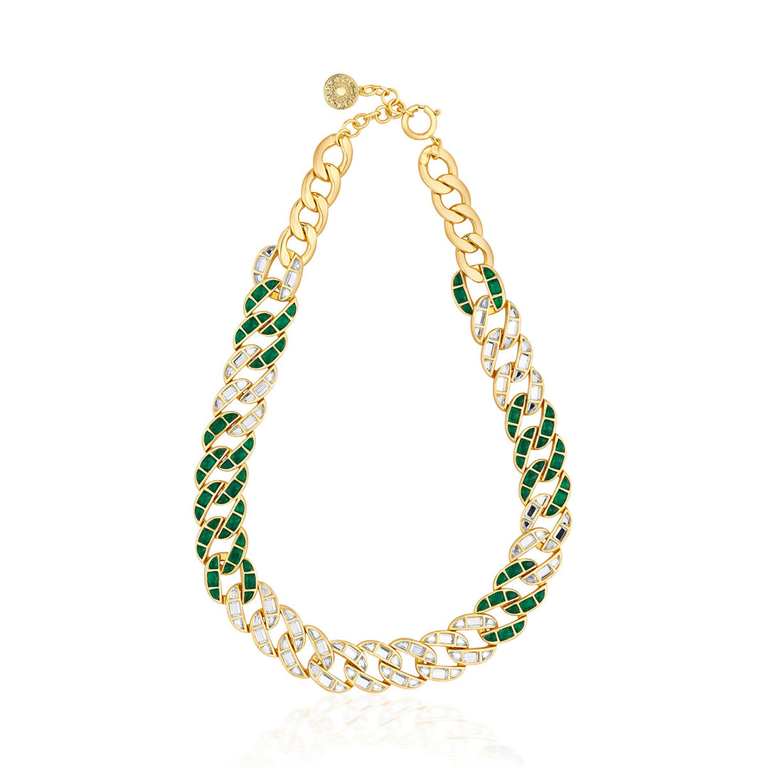 Fiesta Chain Link Necklace - Isharya | Modern Indian Jewelry