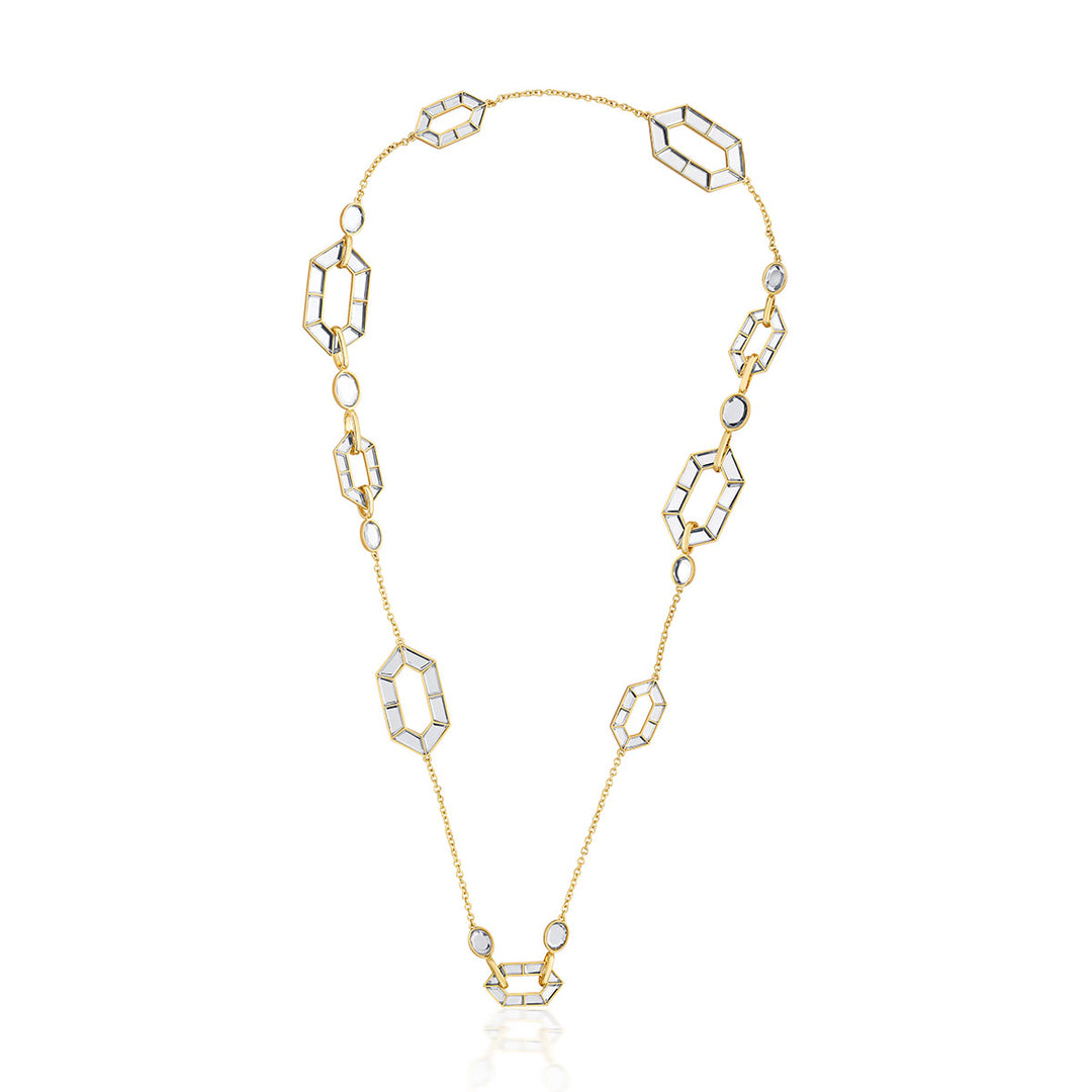 Glimmer Asymmetrical Necklace - Isharya | Modern Indian Jewelry