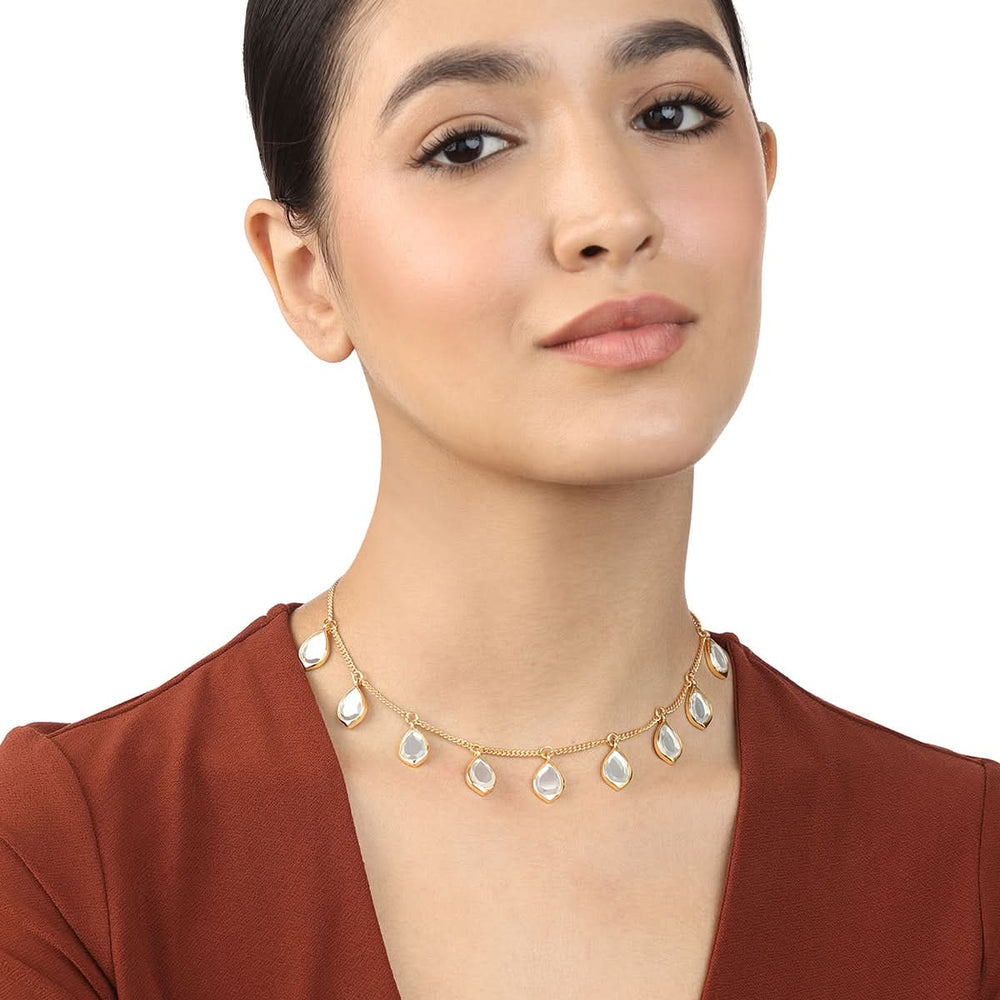 Lumen Multi Oblong Mirror Necklace