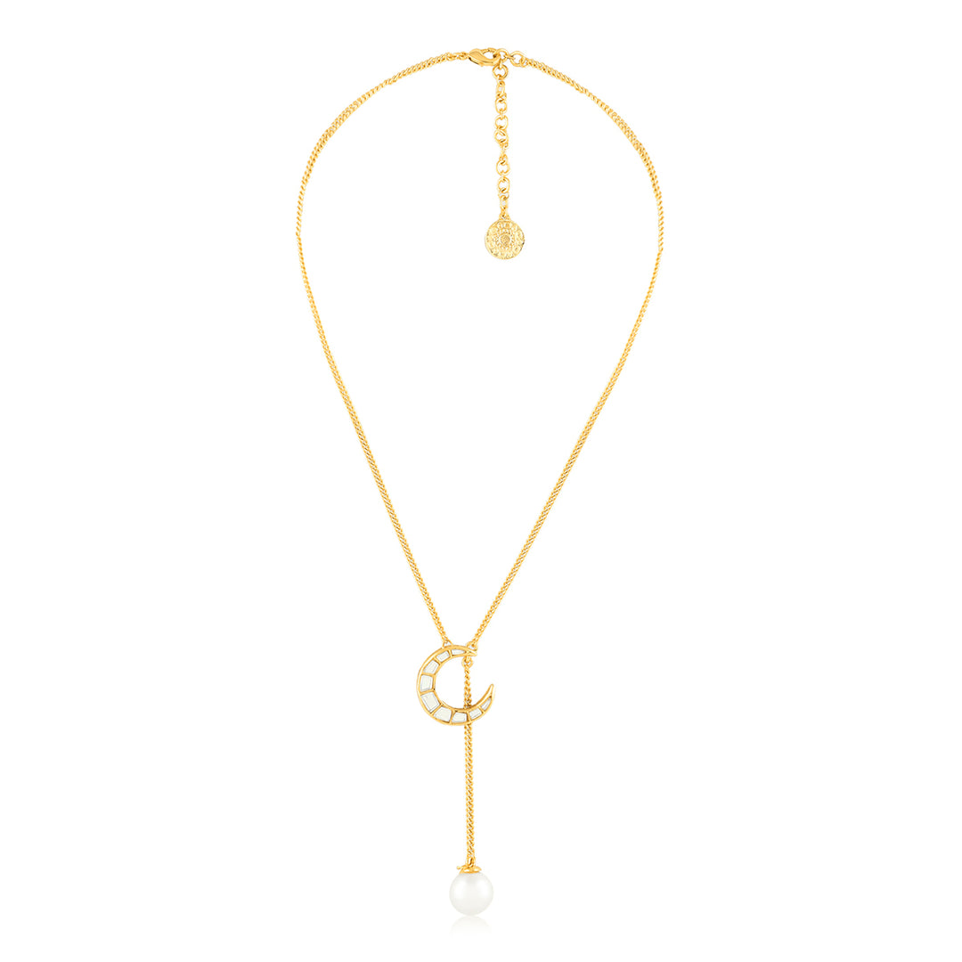 Essential Luna Pearl Necklace - Isharya | Modern Indian Jewelry
