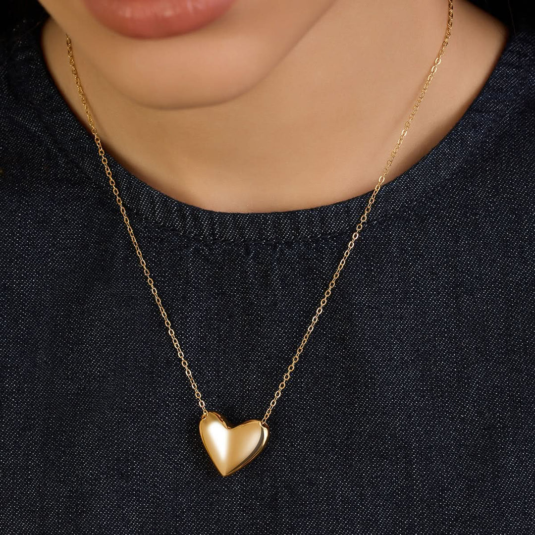 Gold Heart Necklace - Main Image