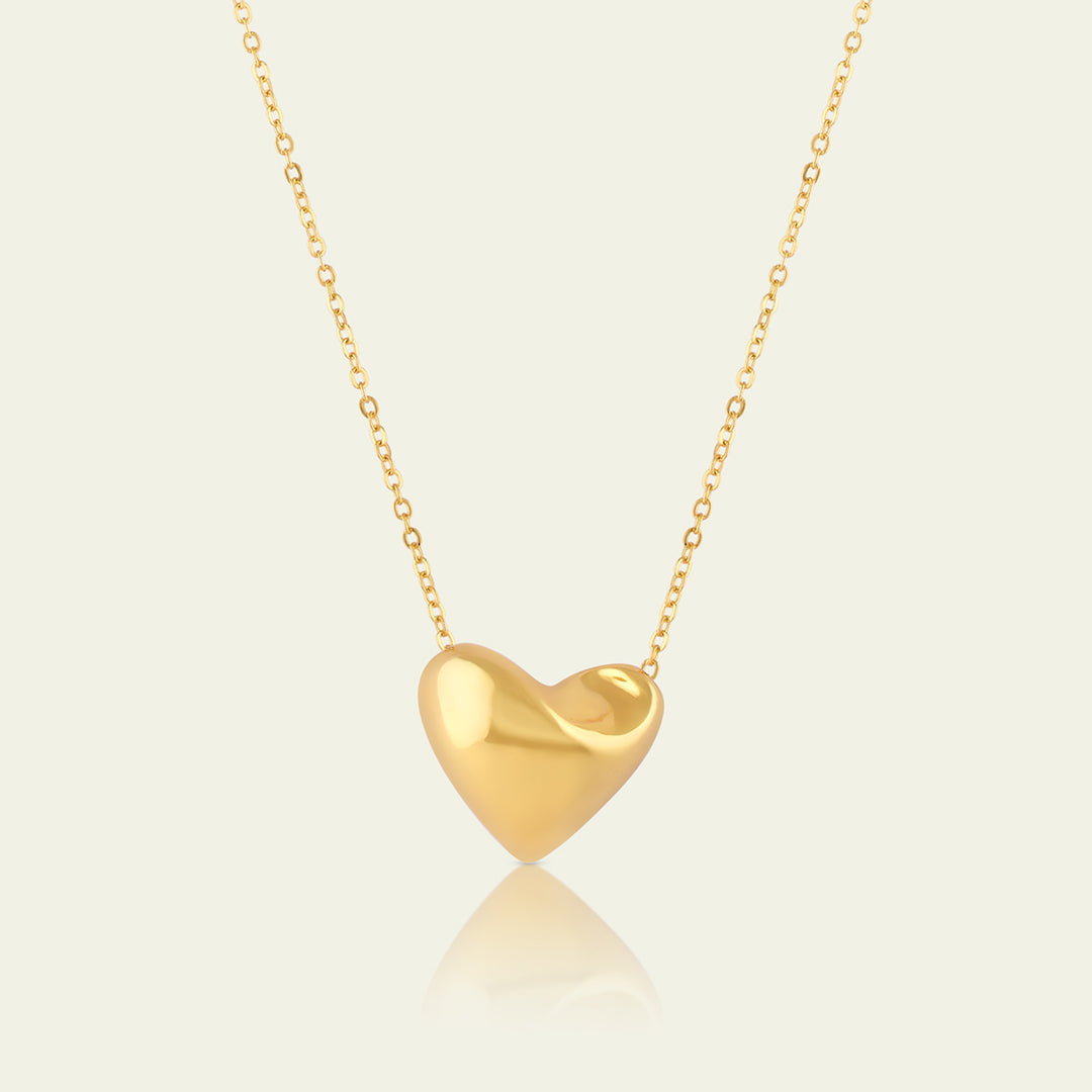 Gold Heart Necklace 