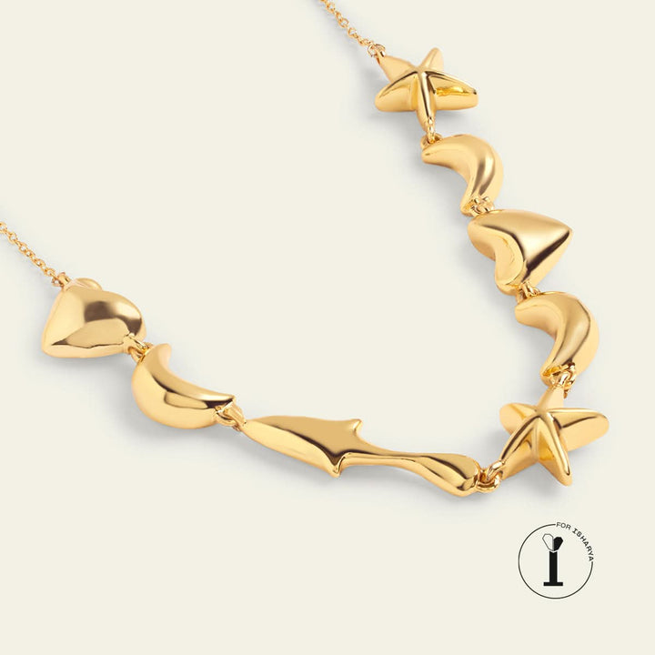 Gold Charm Necklace