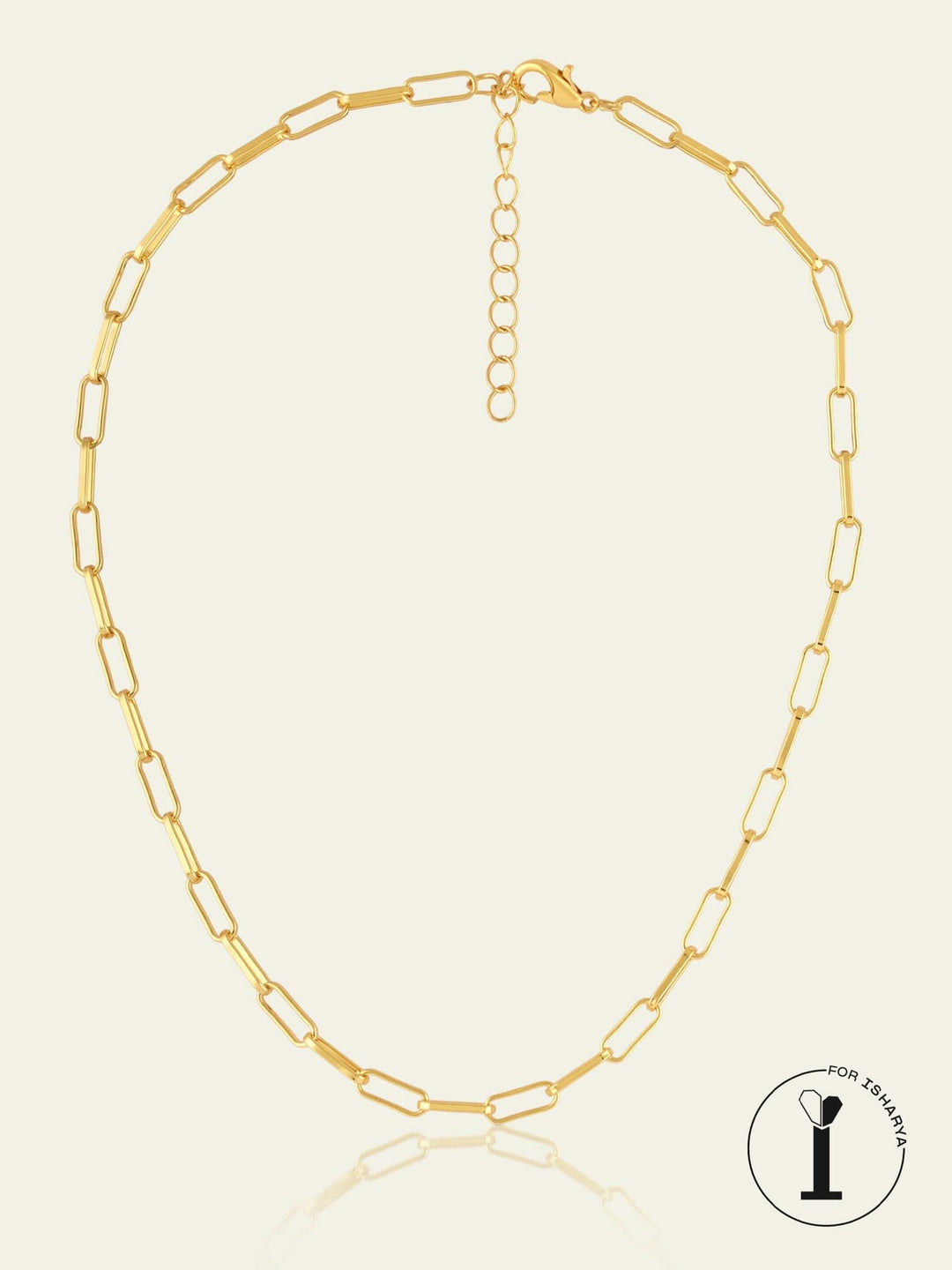 Gold Chain Link Necklace
