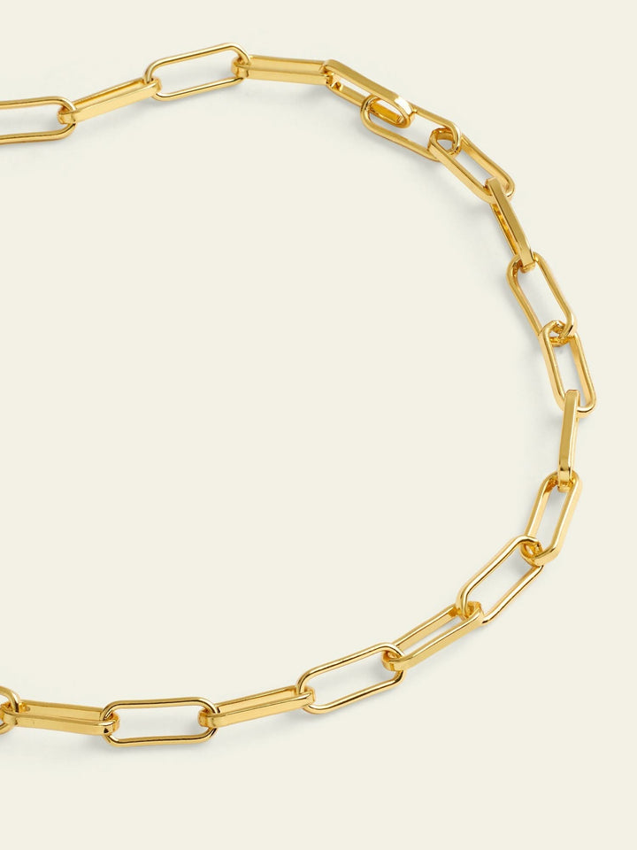 Gold Chain Link Necklace