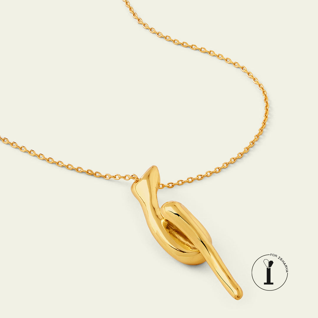 Gold Slither Necklace 