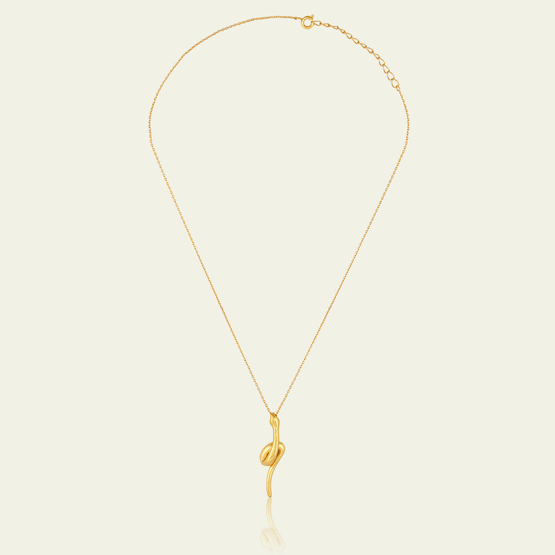 Gold Slither Necklace 