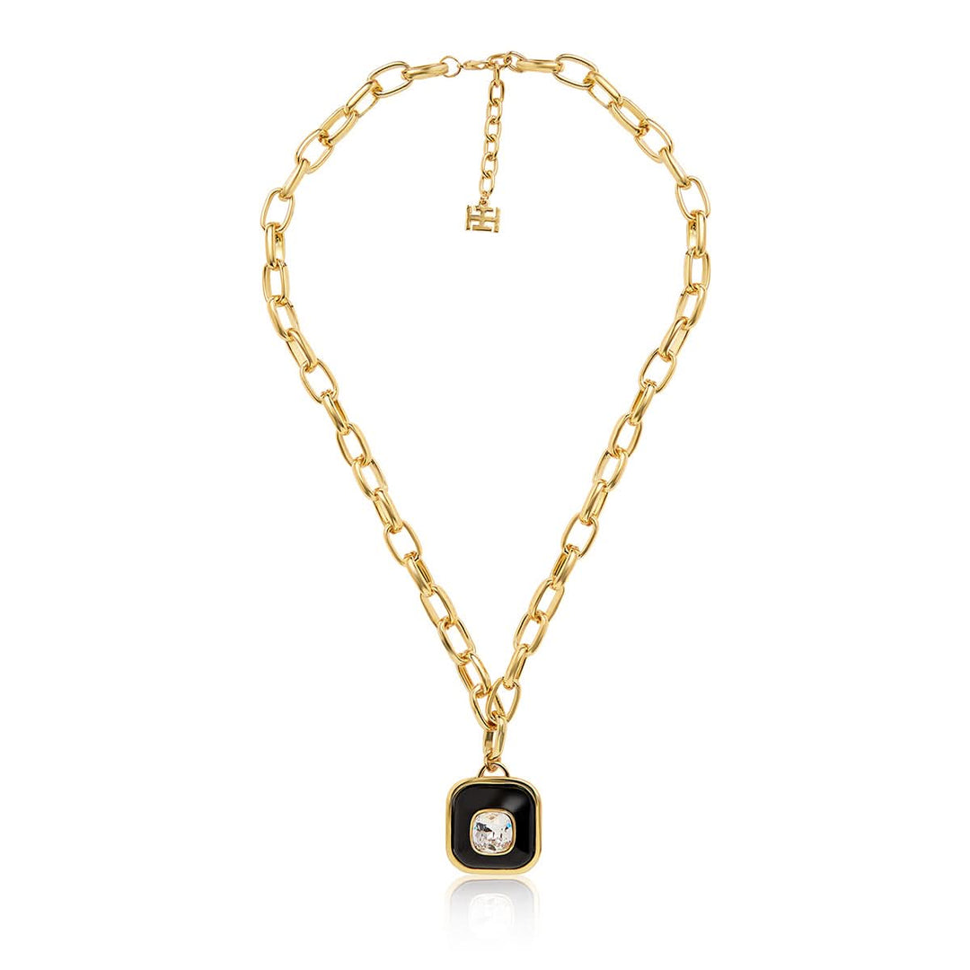 Medallion Chain Link Necklace