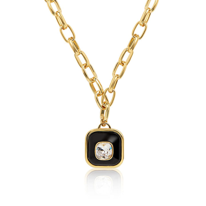Medallion Chain Link Necklace