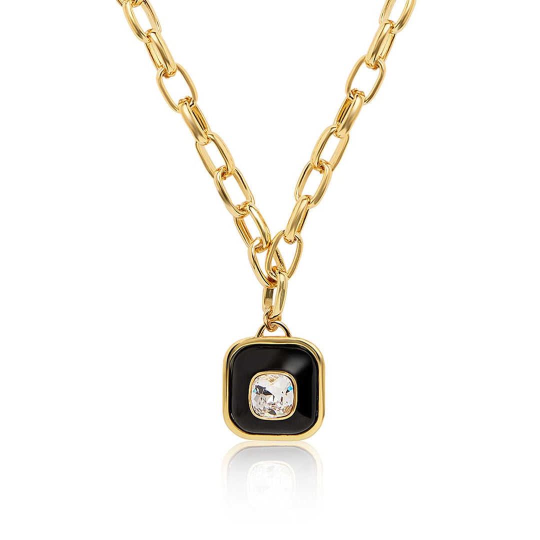 Medallion Chain Link Necklace