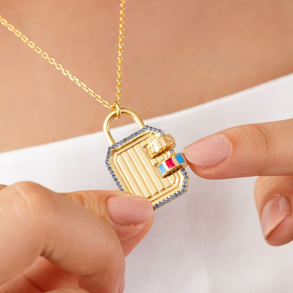 Lock It Mantra Necklace
