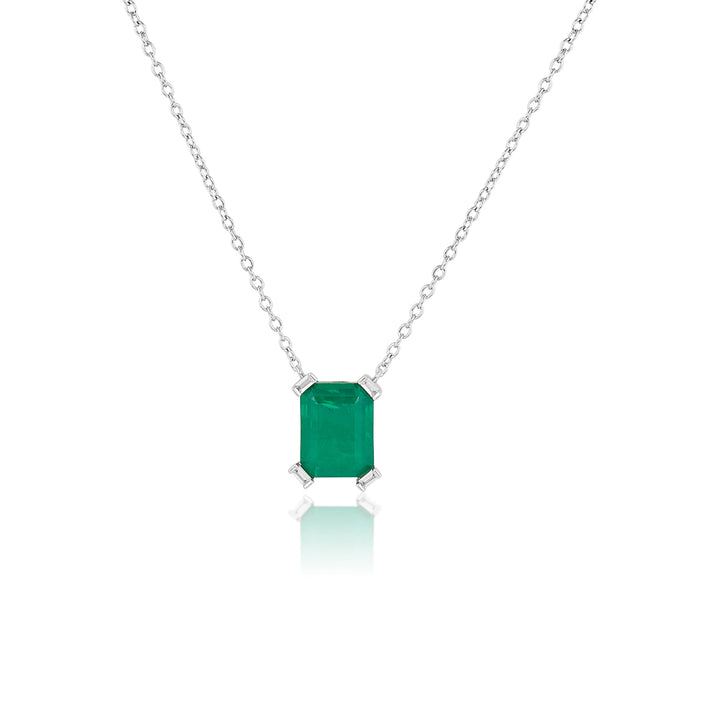 Emerald Cut Statement Pendant