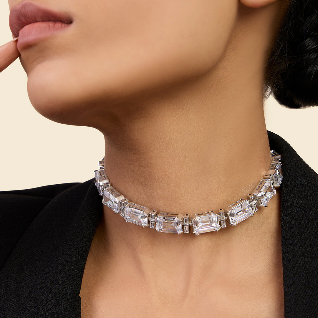 Cushion Cut Diamond Choker