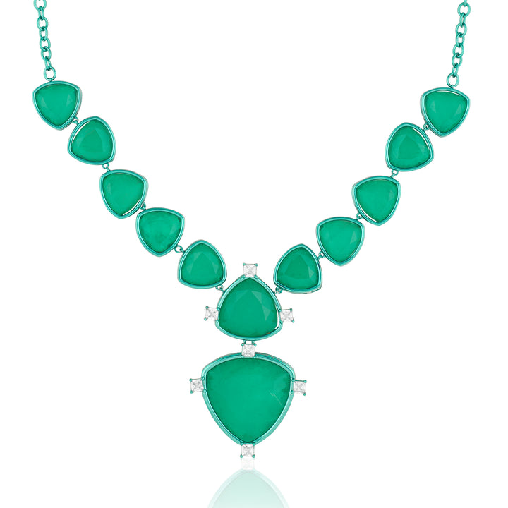 Emerald Regale Collar Necklace