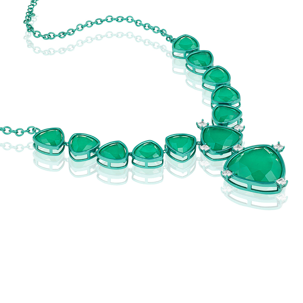 Emerald Regale Collar Necklace