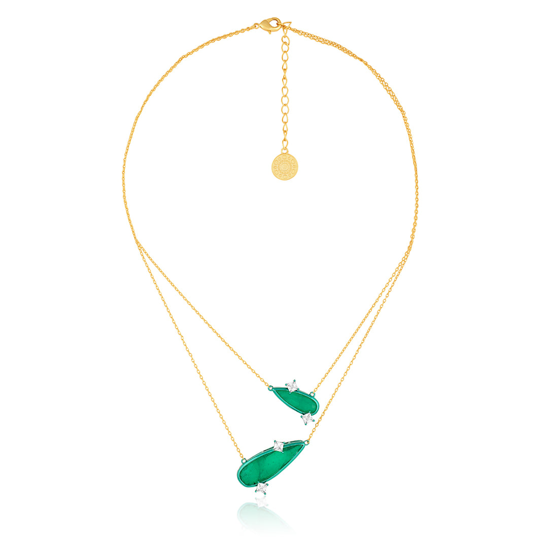 Emerald Layers Necklace