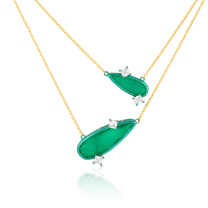 Emerald Layers Necklace