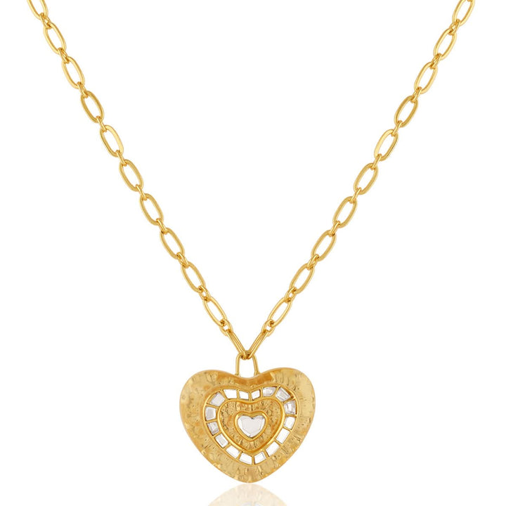 Love Mirror Pendant Necklace