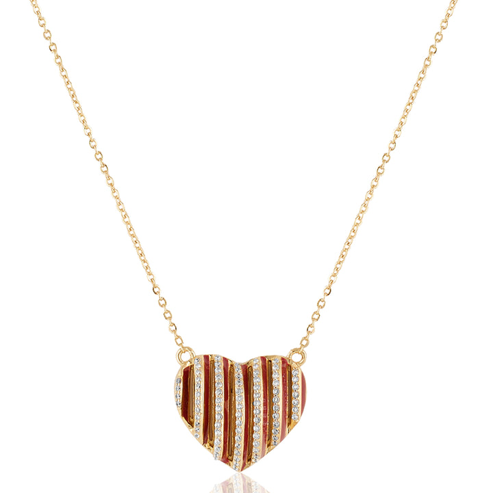 Ruby Heartbeat Necklace