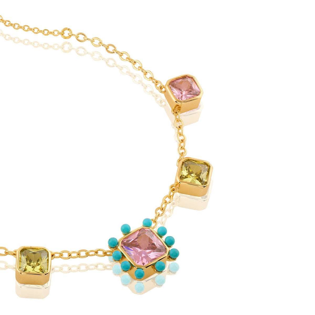 Neon Candy Charm Necklace