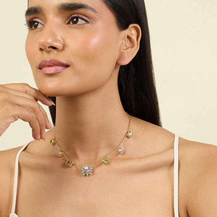 Neon Candy Charm Necklace