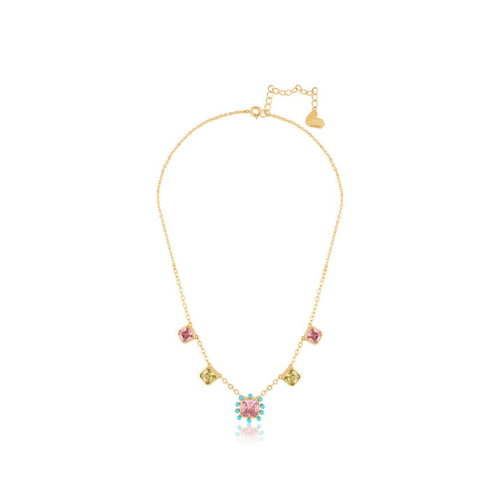 Neon Candy Charm Necklace