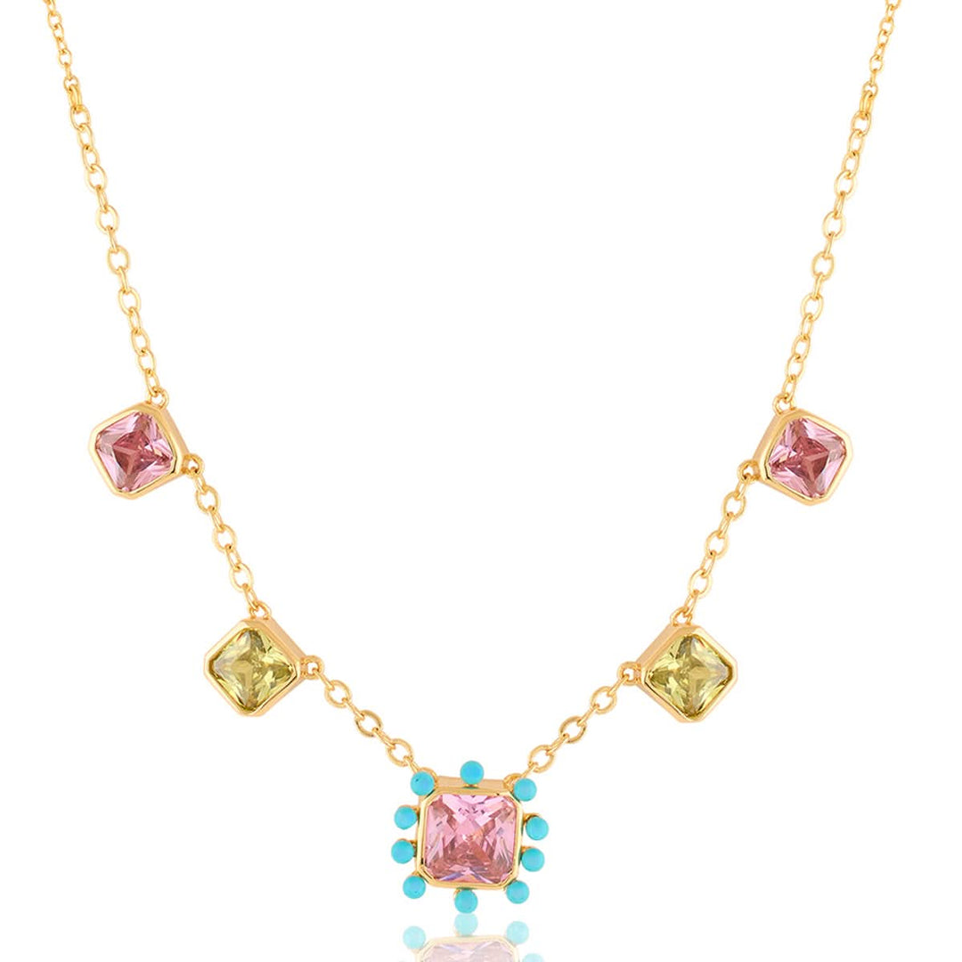 Neon Candy Charm Necklace