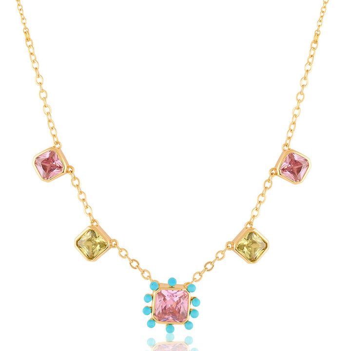 Neon Candy Charm Necklace