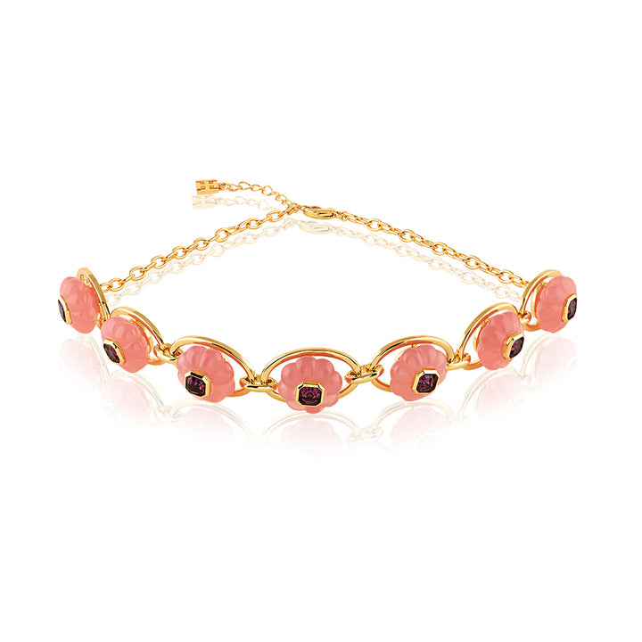 Rosé Enchantment Collar Necklace