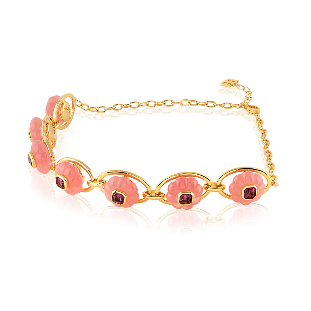 Rosé Enchantment Collar Necklace