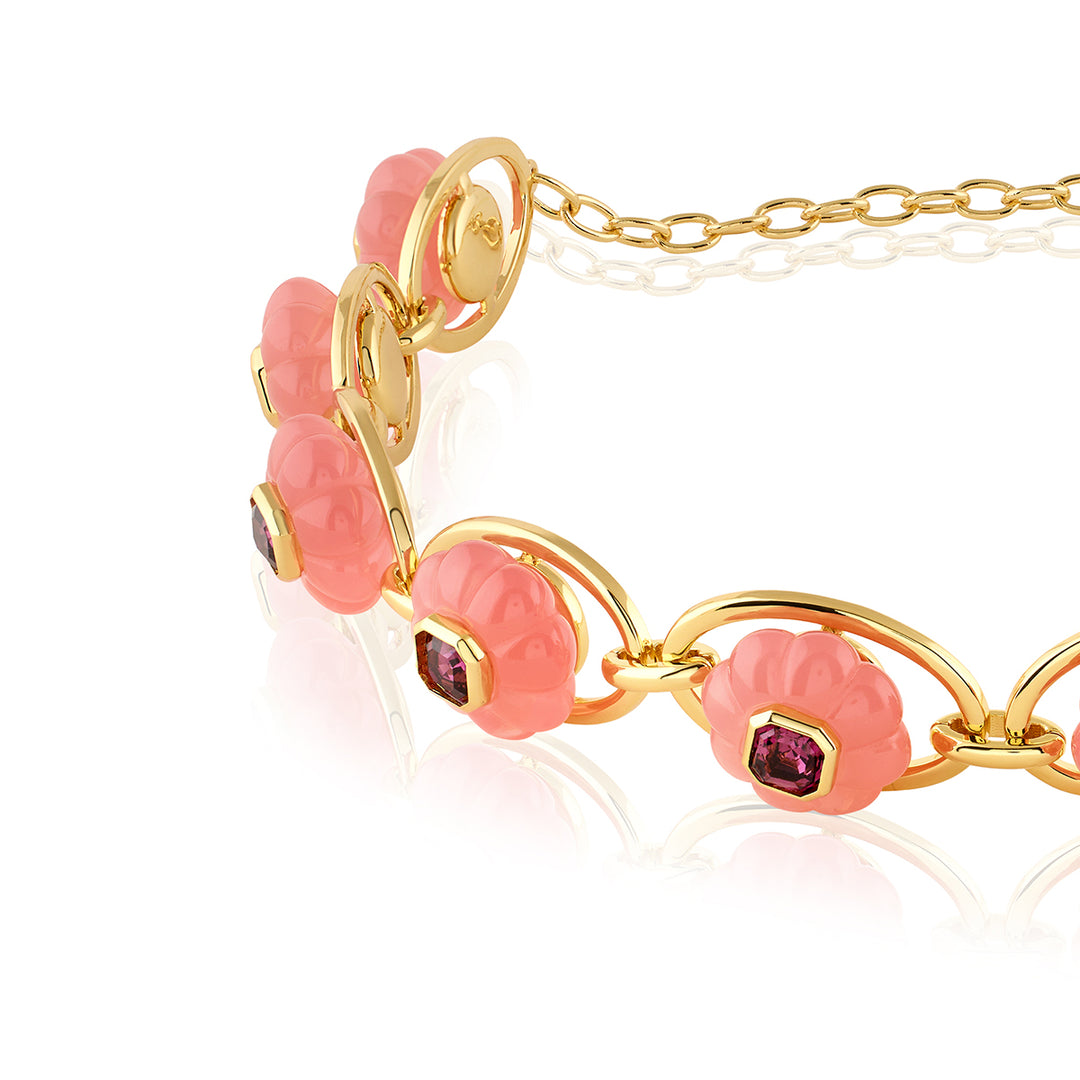 Rosé Enchantment Collar Necklace