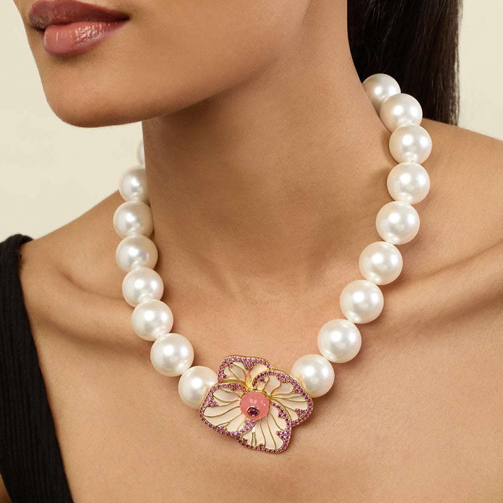 Floral Symphony Choker Necklace