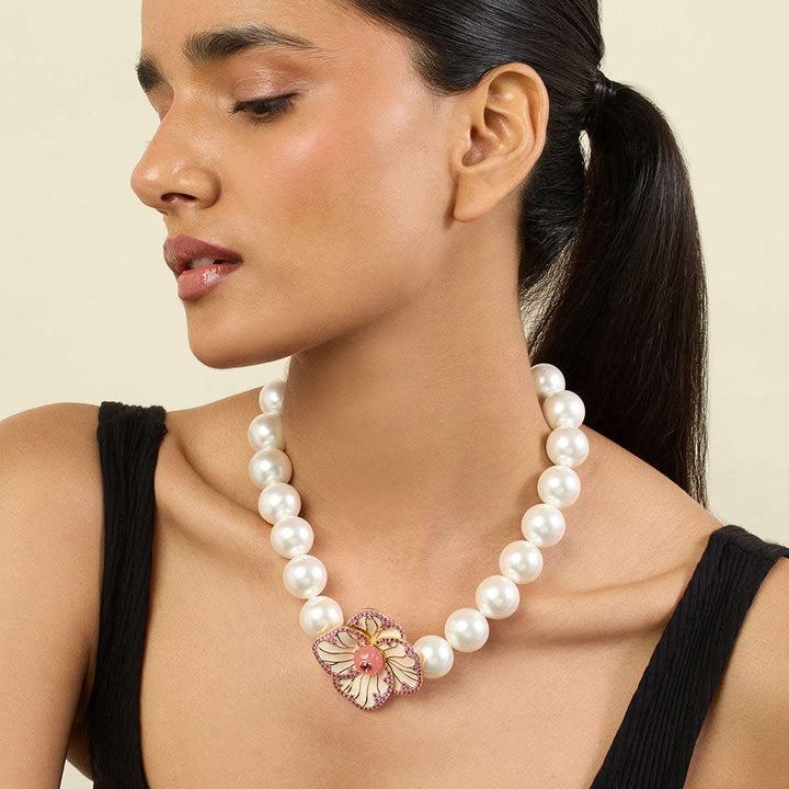 Floral Symphony Choker Necklace