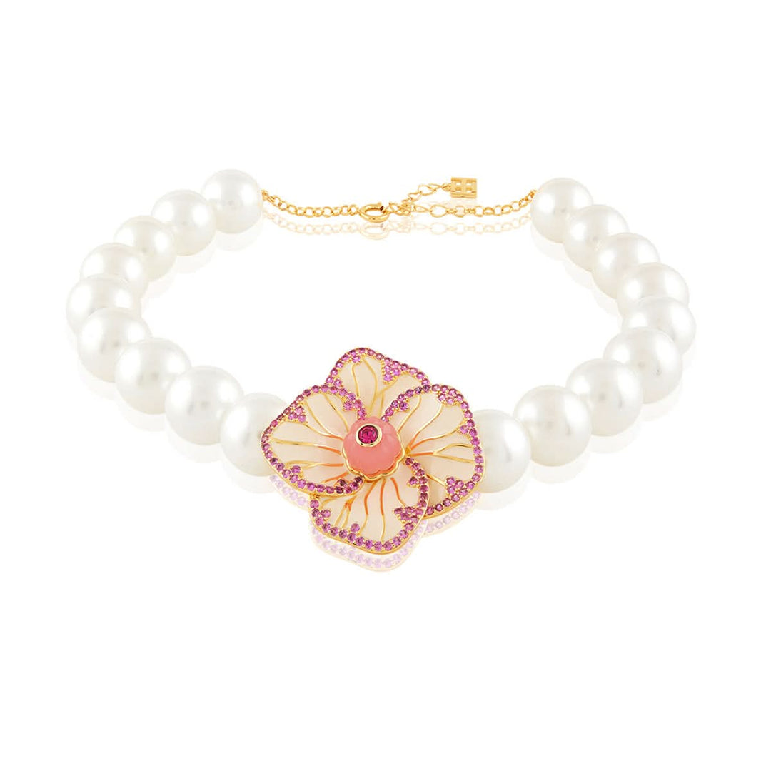 Floral Symphony Choker Necklace