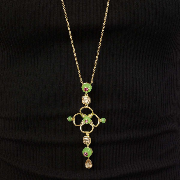 Rosé Garden Pendant Necklace