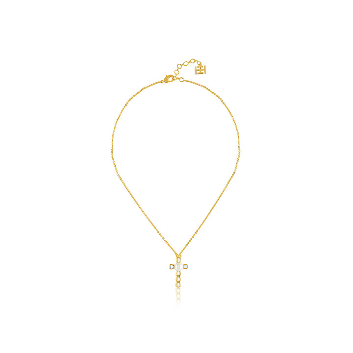 Art Deco Cross Pendant Neck