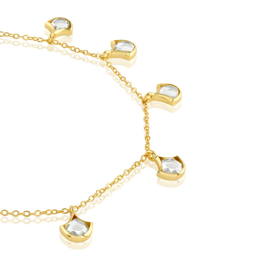 Art Deco Charm Necklace