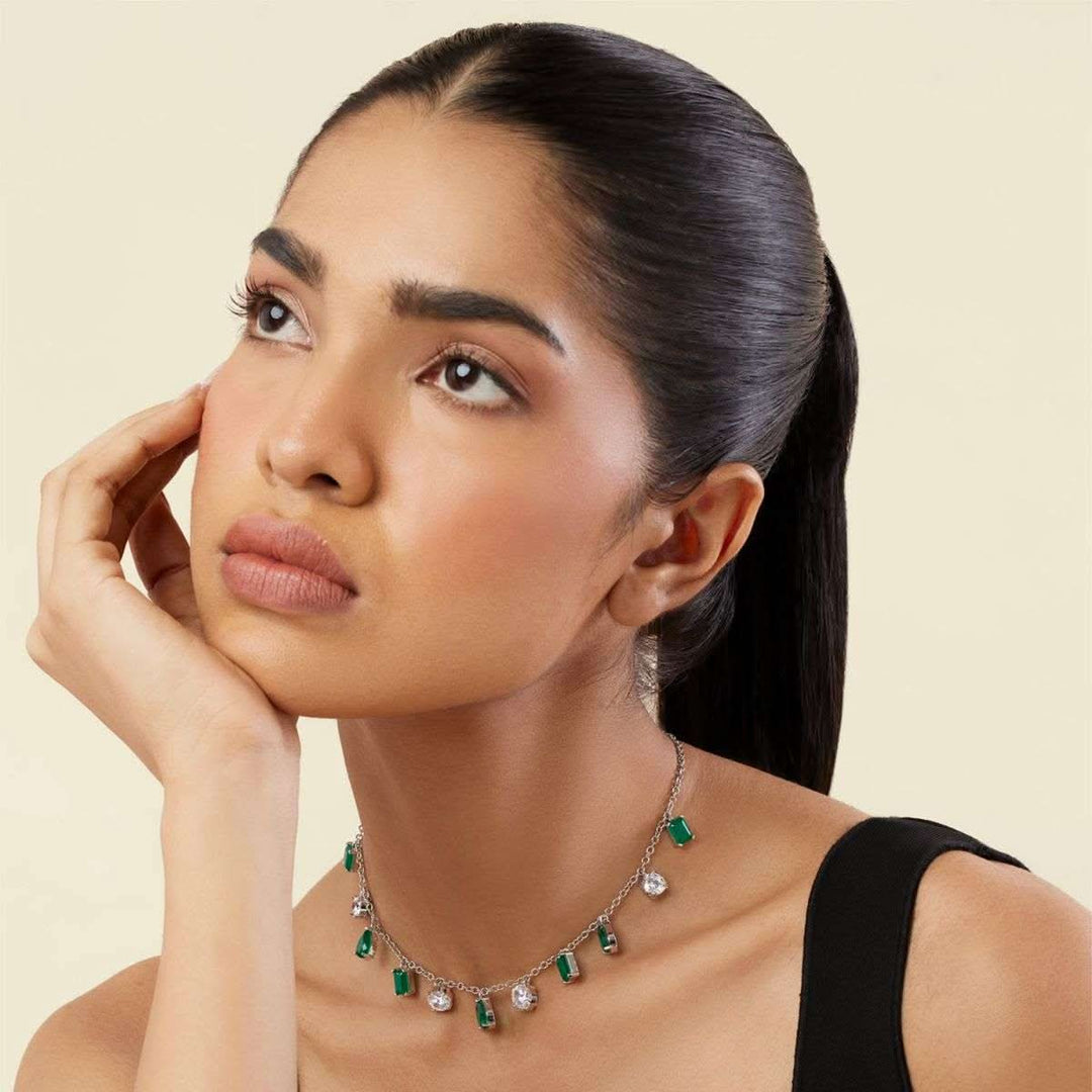 Eterna Emerald Charm Choker