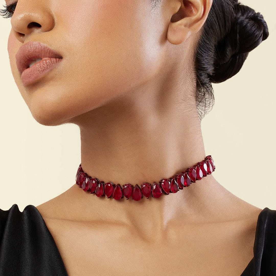 Buy Elysian Ruby Choker Necklace Online