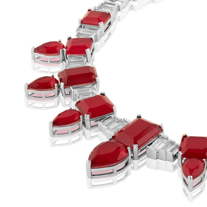 Fiery Luxe Choker Necklace