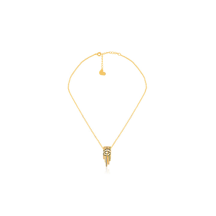 Visura Pendant Necklace In 18Kt Gold Plated