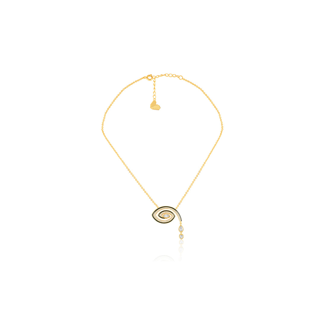 Intuita Pendant Necklace  In 18Kt Gold Plated