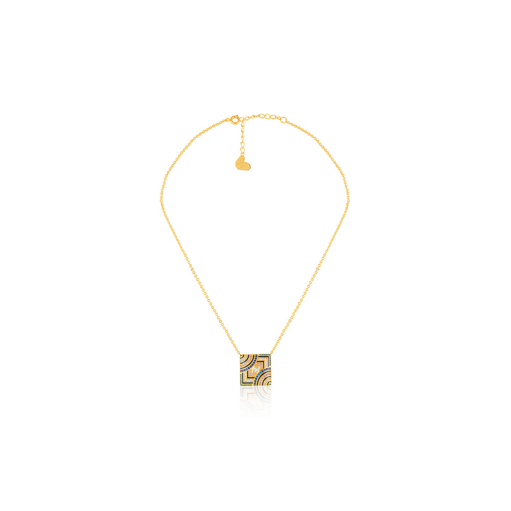 Vyntra Pendant Necklace In 18Kt Gold Plated