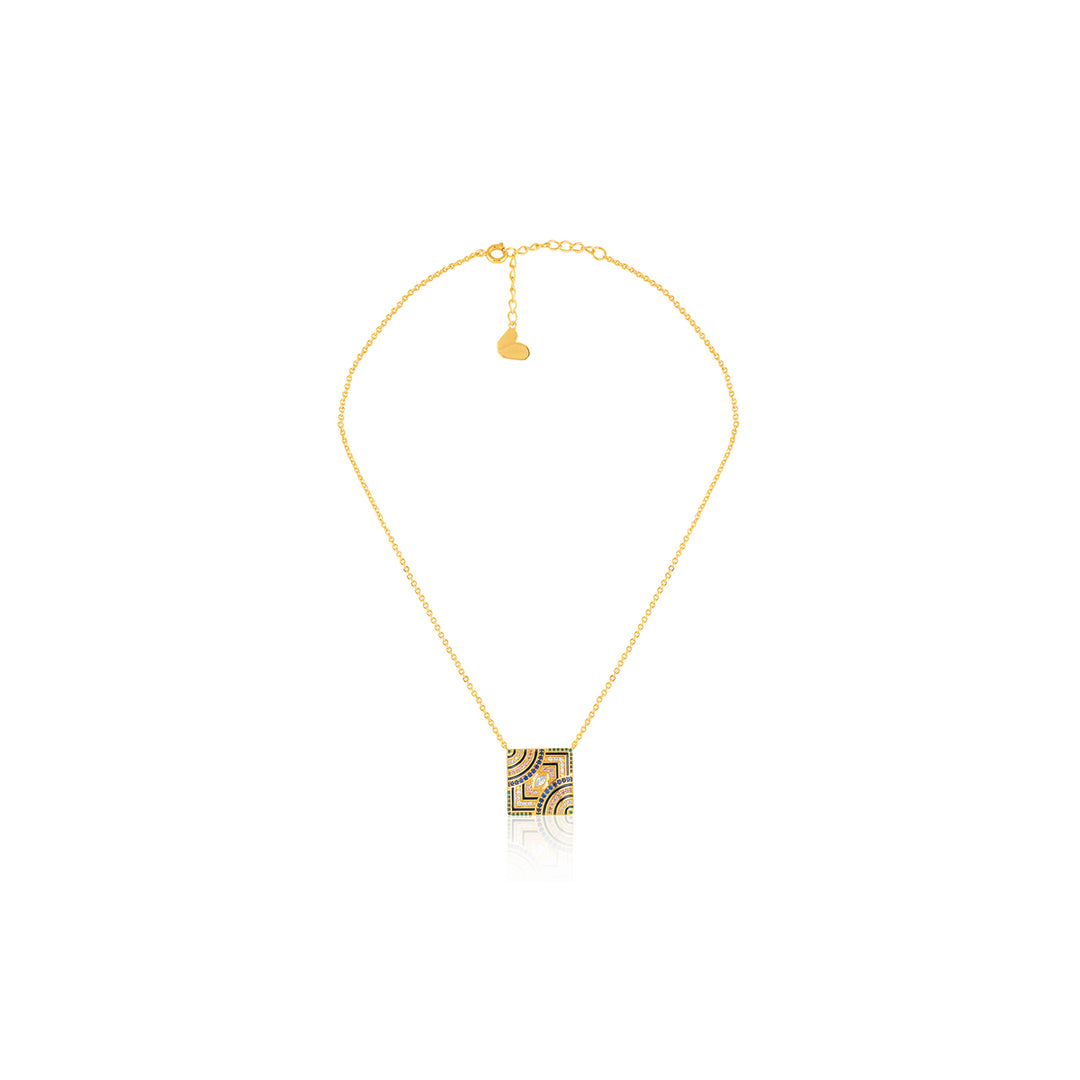 Vyntra Pendant Necklace In 18Kt Gold Plated