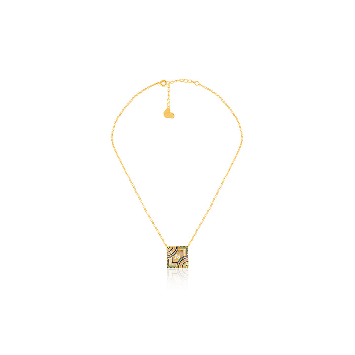 Vyntra Pendant Necklace In 18Kt Gold Plated