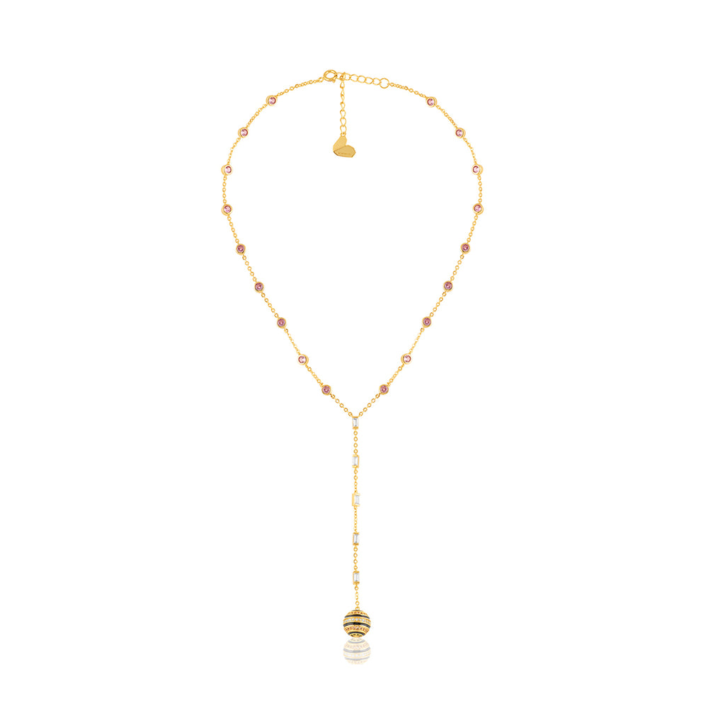 Evoka Y Necklace In 18Kt Gold Plated