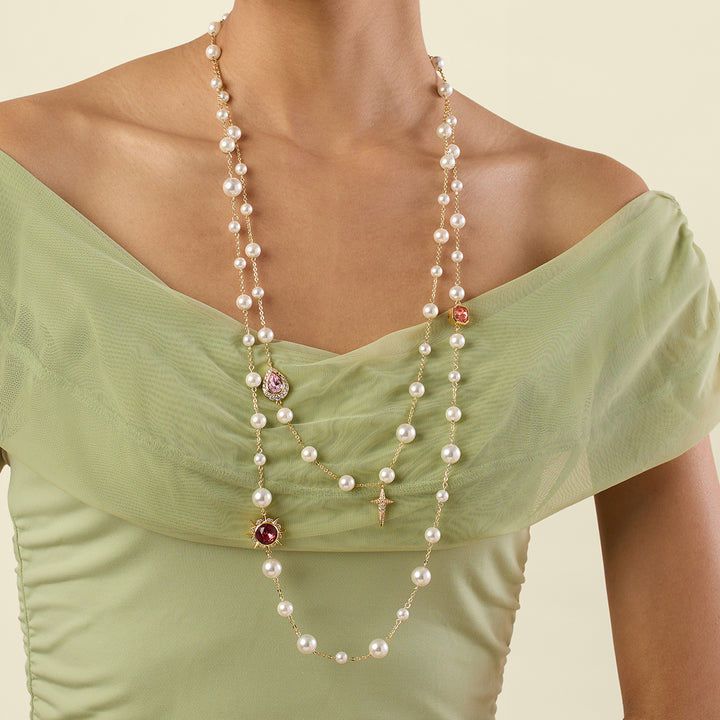 Nightspell Layered Long Necklace