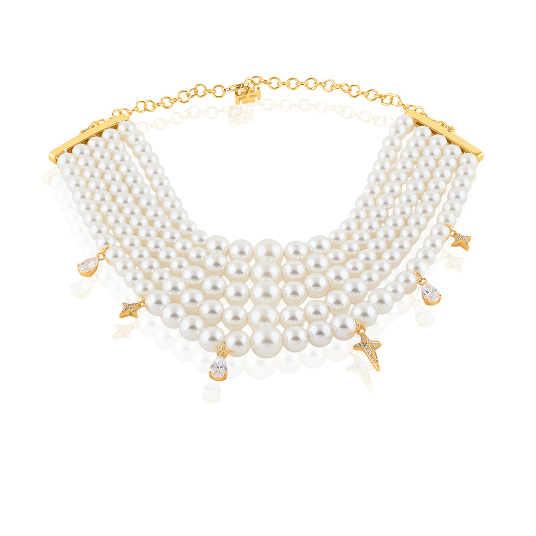 Glyph Statement Pearl Necklace