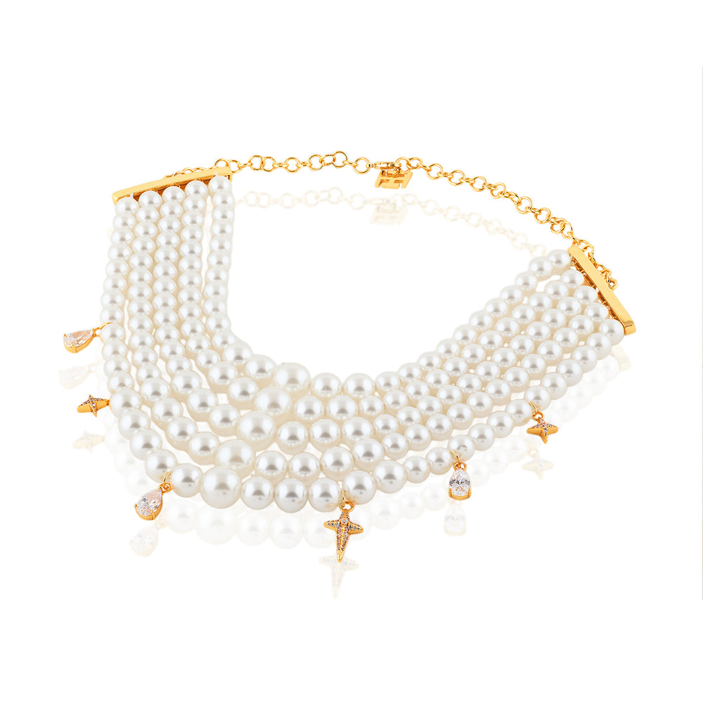 Glyph Statement Pearl Necklace