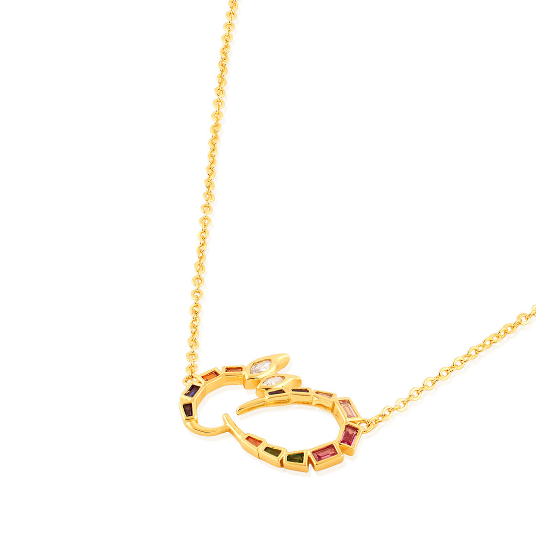 Khargosha Multi-coloured Pendant Necklace